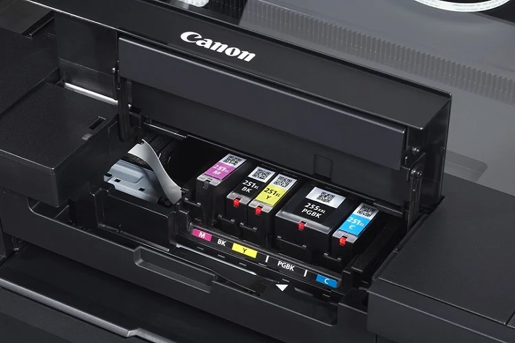 Canon Printer Ink Compartment