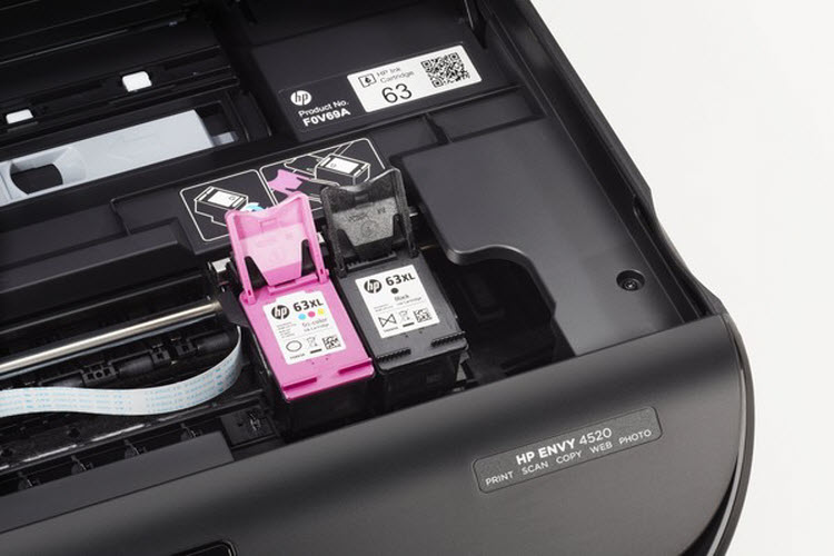 HP Printer Ink Compartment