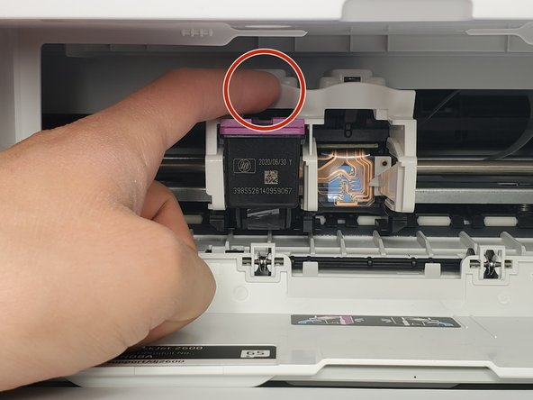 Insert New Cartridge into HP Printer